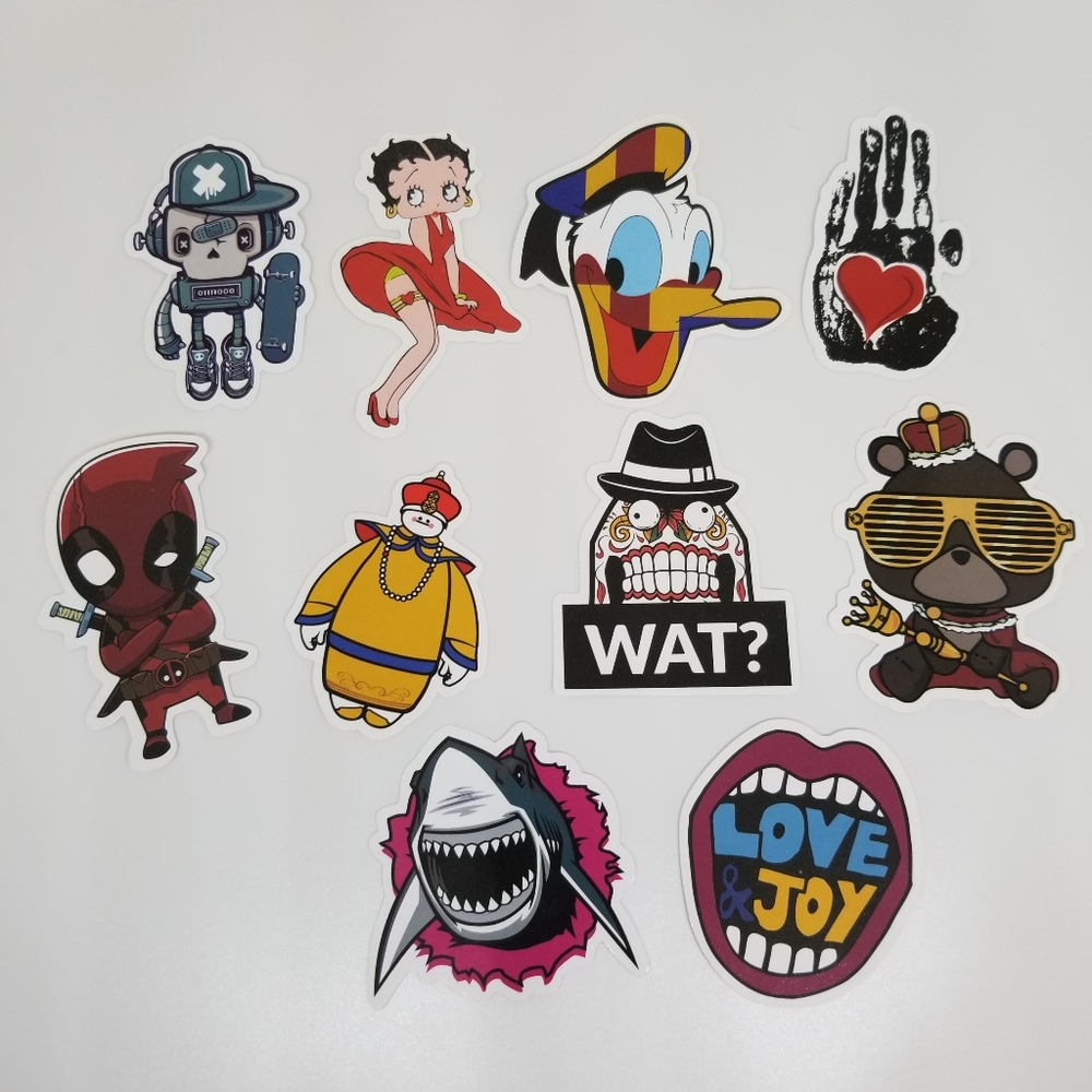 🔴10 VSCO waterproof vinyl stickers